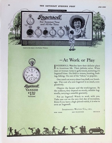 Original 1922 ingersoll yankee - original,