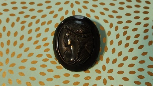 Antique victorian whitby jet - whitby,