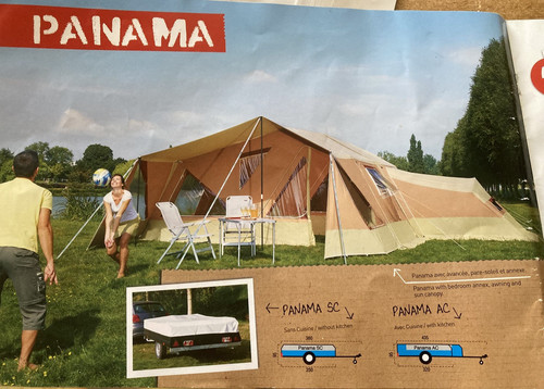 Raclet panama trailer - panama, tent