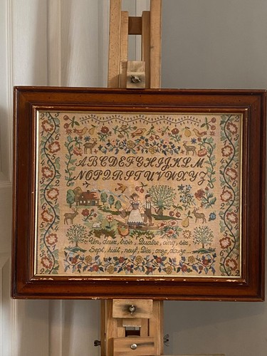 Framed antique french - antique,