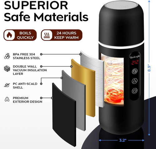 Electric travel kettle 12v 24v - travel, kettle,12v/24v