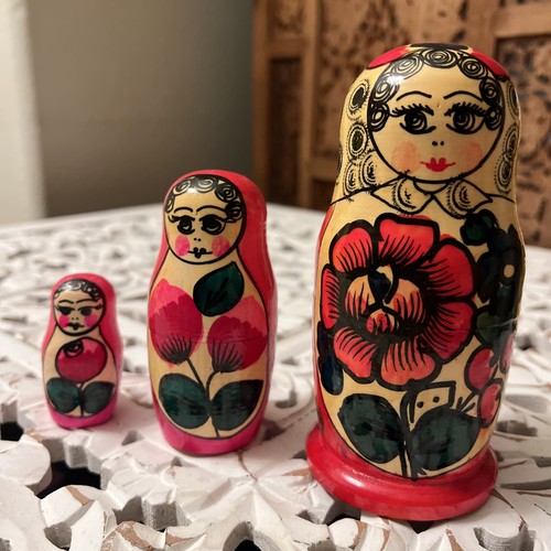 Vintage russian nesting doll - nesting,