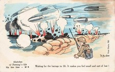 WW1 Comic Postcard “Sketches