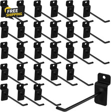 100 PCS 4 Inch Slatwall Hooks