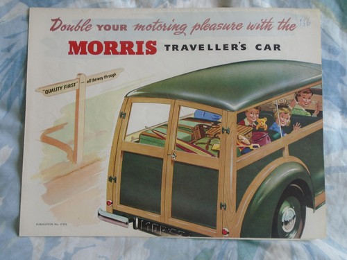 Morris traveller car - traveller's,