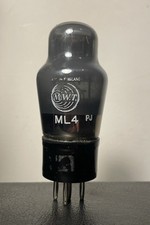 Marconi ML4 Triode Valve Tests
