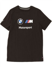 PUMA Mens BMW Motorsport Graphic T-Shirt Top Medium Black DI11