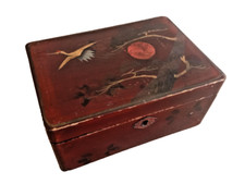 Antique Japanese Red Lacquered