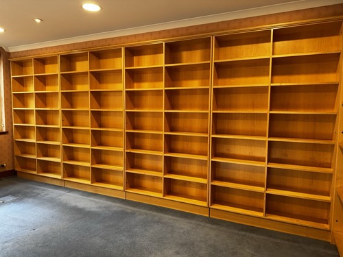 Solid timber shelving wooden - timber,