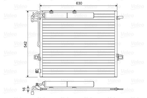 Condenser valeo 814025 for - valeo,