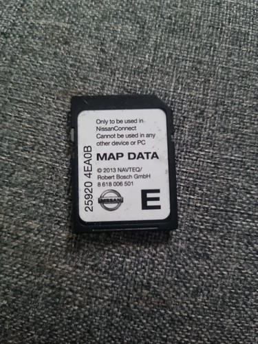 Nissan sat nav card - nissan,