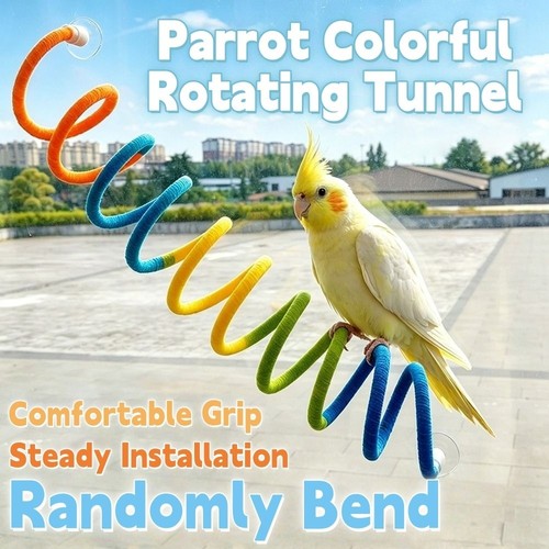 Birds rotating tunnel - tunnel, bendable