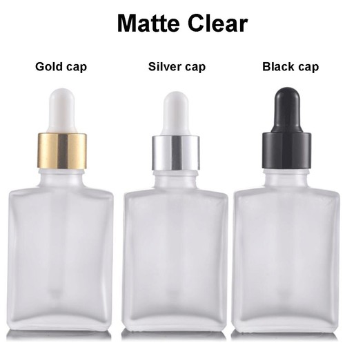 50ml flat glass - 15/30/50ml, dropper