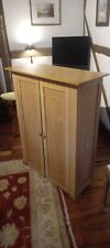 Vintage Early 1980's Habitat Light Oak Veneer Cupboard - Owned From New