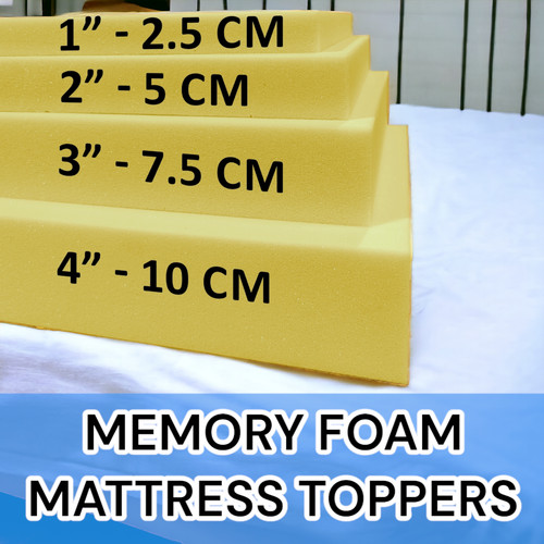 Memory foam mattress - memory, topper