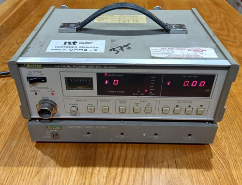 Anritsu ml93a optical power - anritsu,