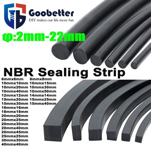 Black nitrile rubber nbr - black,