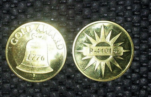 Superior gold award token - superior,