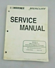 Mariner Outboard Service Manual 40/45/50/Bigfoot  -see photo for details      3