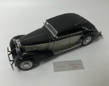 Vintage Franklin Mint 1/24 1939 Maybach Zeppelin Black Silver Die Cast Model