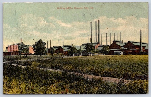 Antique illinois postcard - illinois,