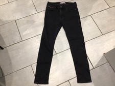 Tommy Jeans Mens W32 L32 Black Denim Simon Skinny Stretch Tommy Hilfiger Jeans