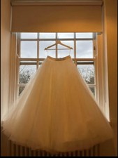 Ladies Long White  Tulle Maxi Skirt Wedding Princess style 