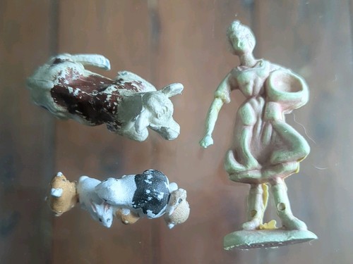 Farmyard figures woman - figures,