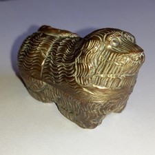 CHARMING ANTIQUE METAL VESTA