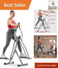 Compact 2-in-1 Upright Elliptical Cross Trainer for Full-Body Cardio Fitness