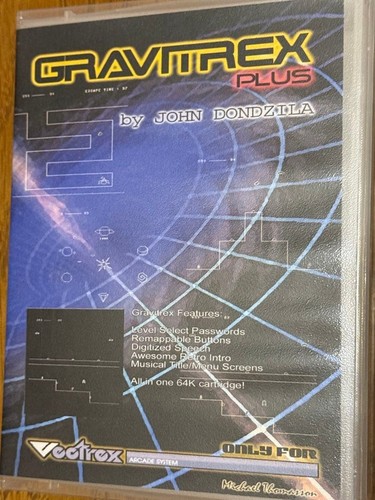 Gravitrex plus vectrex game - gravitrex,