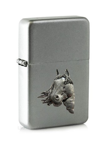 Horse head emblem on - on, a