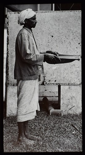 Magic lantern slide - magic,