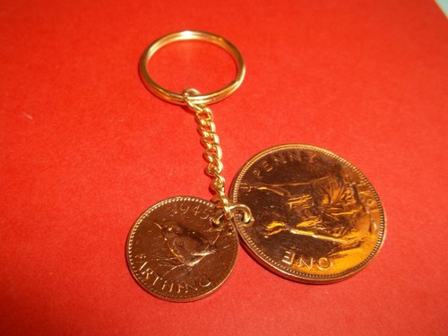 Penny farthing coin - penny, &