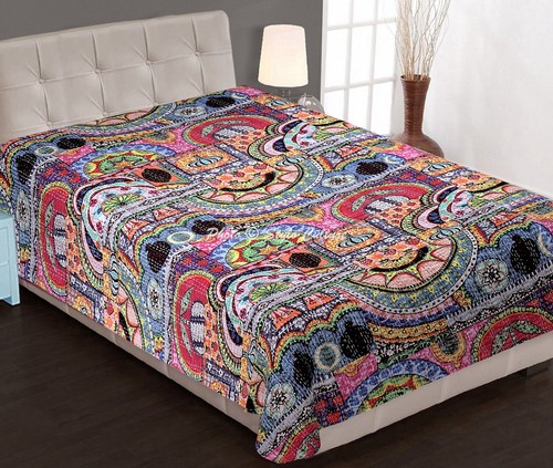 Indian twin kantha handmade - twin,