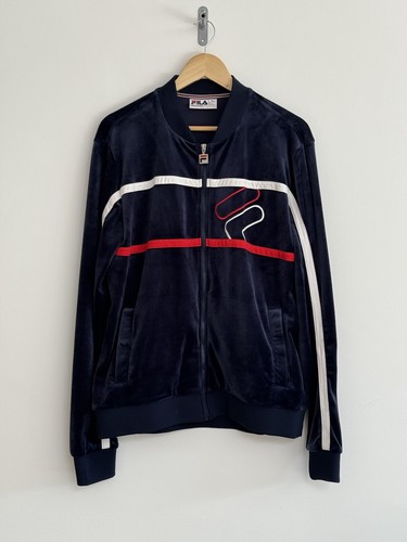 Fila velour track suit - velour, 80s