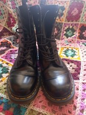 Dr Martens 10 Hole Black Boots Size 5