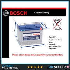 Car Battery S4005 Bosch 027