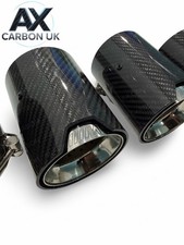 4x GENUINE CARBON FIBRE BMW