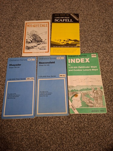 Vintage maps walking - maps, &
