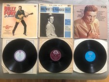 3x Billy Fury Vinyl LPs Halfway To Paradise Mono The World Of Hit Parade
