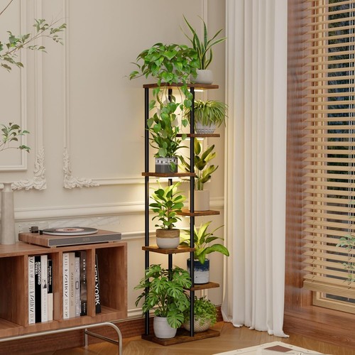Plant stand with grow light - with,