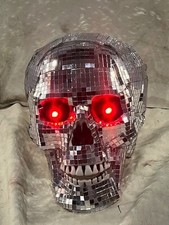 Mirror tiled skull with