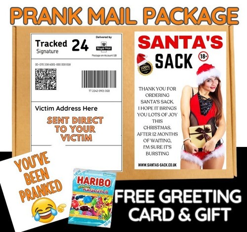 Prank mail package - prank,