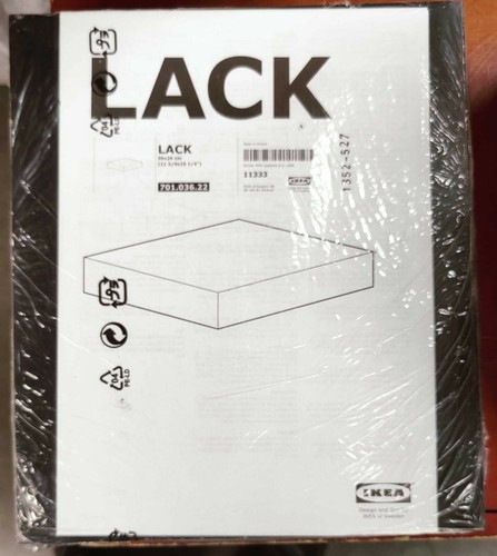 Ikea lack wall shelf black - ikea,
