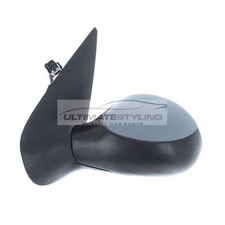 Peugeot 206 1998-2003 Door Wing Mirror Electric Primed Passenger Side Left Hand