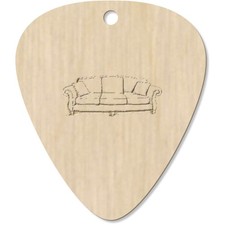 7 x 'sofa' Guitar Picks / Pendants (GP00029720)