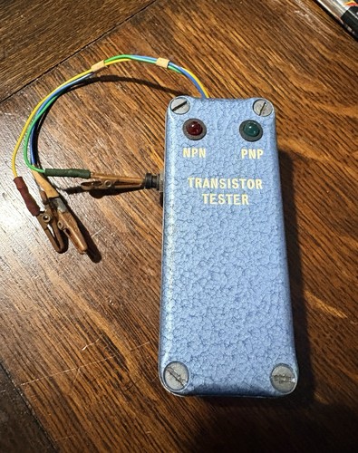 Vintage transistor tester - transistor,