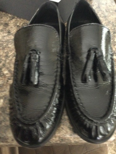 Ladies black patent - black,