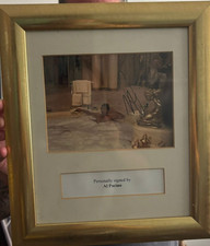 Al Pacino signed mounted and gold frame with Certificate of Authenticity 